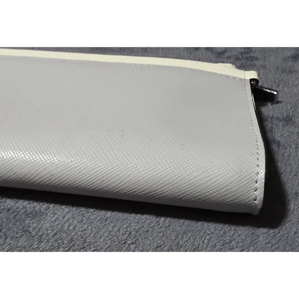 KATE SPADE Madison Colorblock Lg Continental ZipAround Wallet PlatinumGray EuC